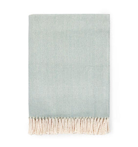 Sferra Celine Throw | Slate Blue