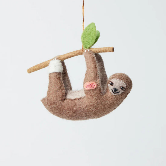 Sloth Ornament