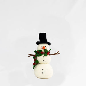 Holly Scarf Snowman