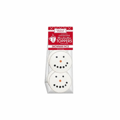 Smiling Snowman Marshmallow Toppers