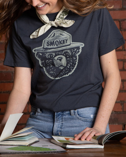 Navy Smokey Tee