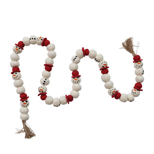 Felt Snowman Garland