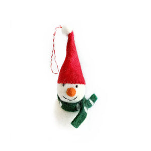 Felt Snowman Ornament