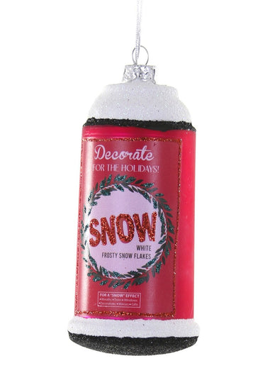 Spray Snow Can Ornament