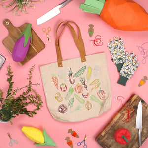 Stitch Your Own Veggies Tote