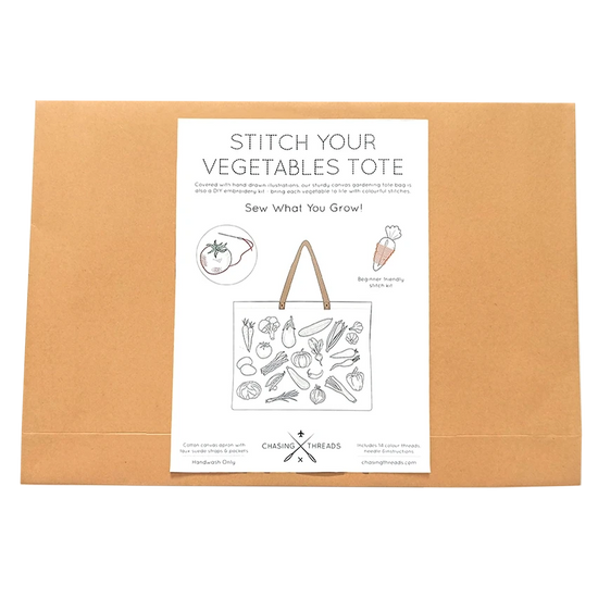 Stitch Your Own Veggies Tote