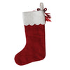 Wool Scalloped Cuff Stocking