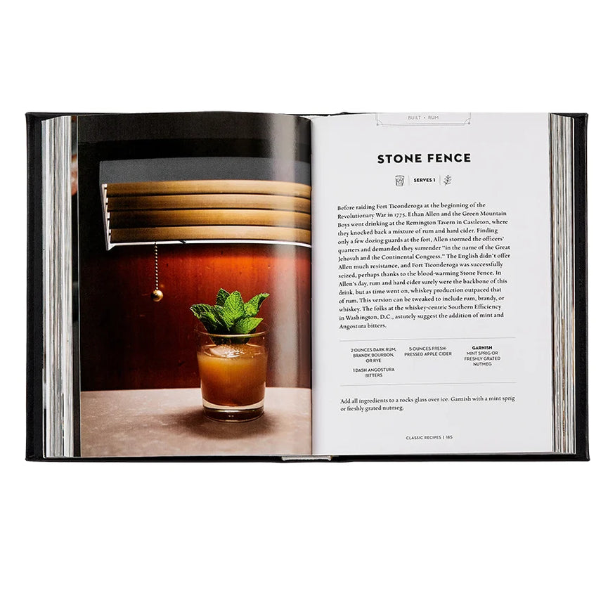 The Essential Cocktail Book, Black Leather – Red Barn Mercantile - Old Town  Alexandria