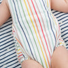 Stripes Away Rainbow Criss Cross One-Piece
