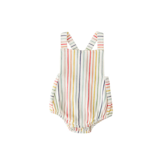 Stripes Away Rainbow Criss Cross One-Piece