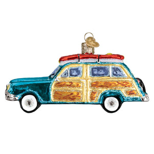 Surfs Up Wagon Ornament