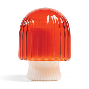 Red Mushroom Cloche Candle