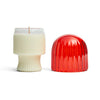 Red Mushroom Cloche Candle