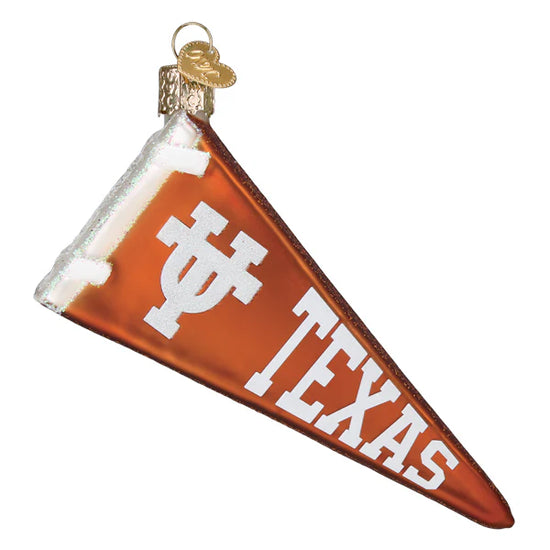 Univ of Texas Pennant Ornament