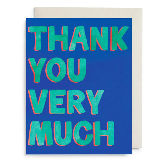 Thank You Very Much Card
