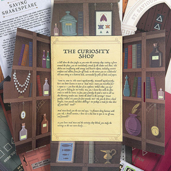 Saving Shakespeare Escape the Room Game