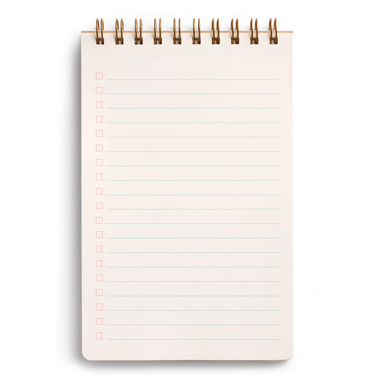 Tomato Gingham Task Pad
