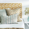 Trellis Saffron Linen Pillow