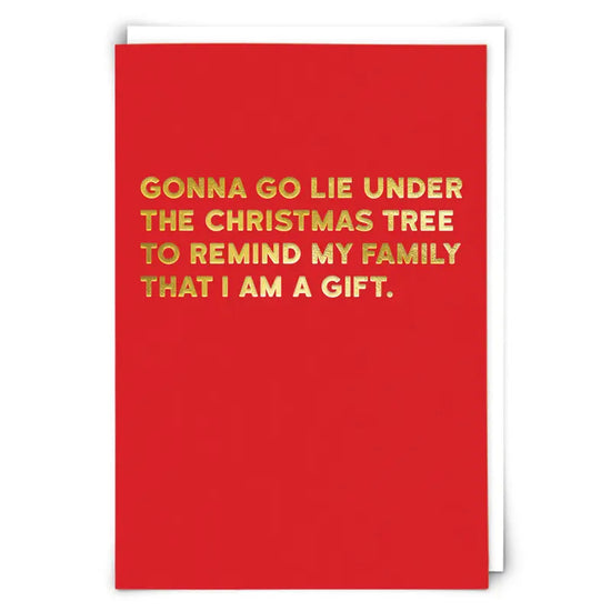 Under Christmas Tree Gift Card