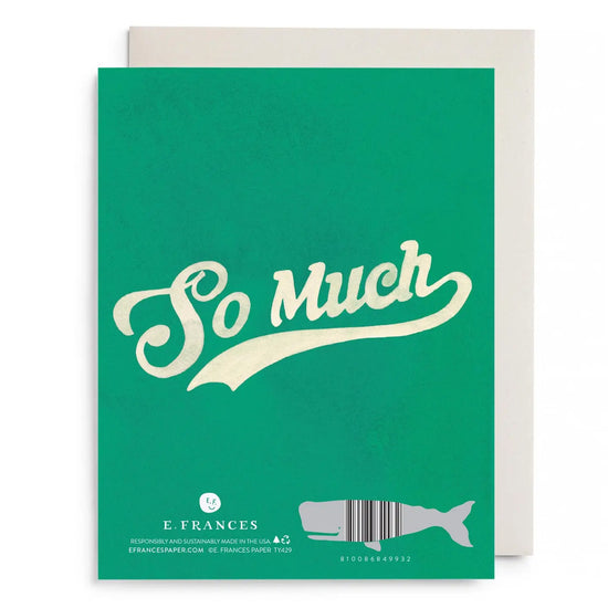Varsity Thanks Card