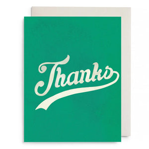 Varsity Thanks Card