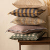 Vasara Block Stripe Linen Pillow