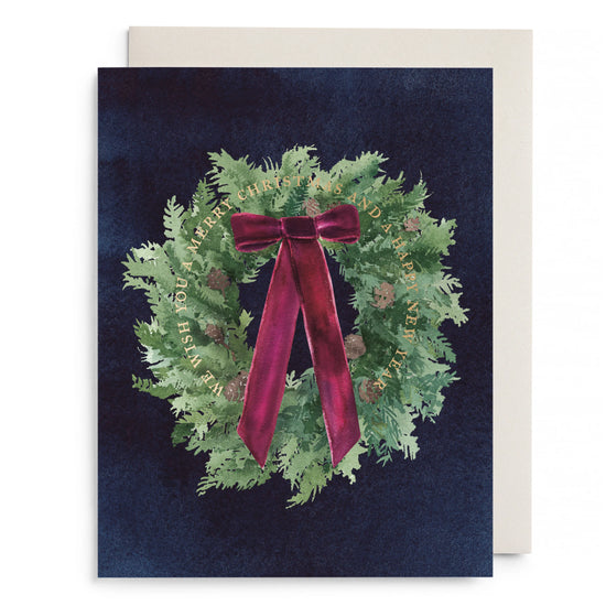 Velvet Bow Wreath Boxed Set