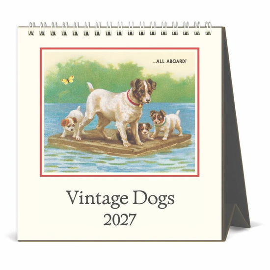 2027 Dogs Desk Calendar