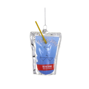 Vodka Juice Pouch Ornament