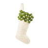 White Mistletoe Stocking