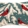 Winter Cardinal Chorus Pillow