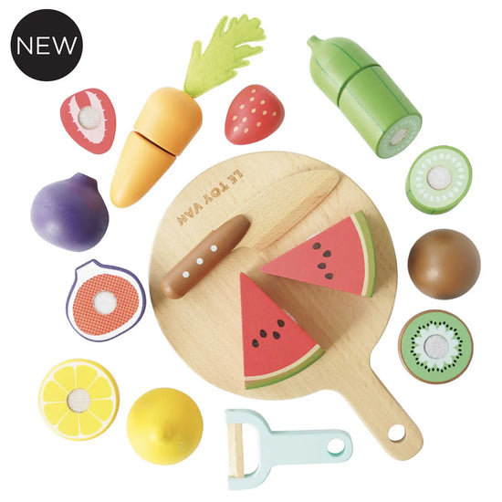 Wood Veggies Set