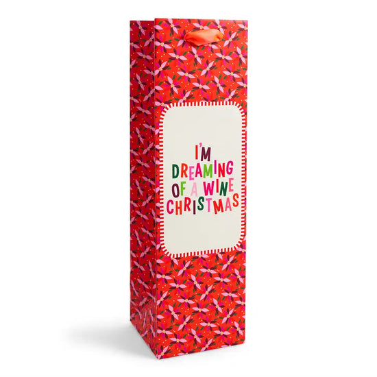 Christmas Wine Bag