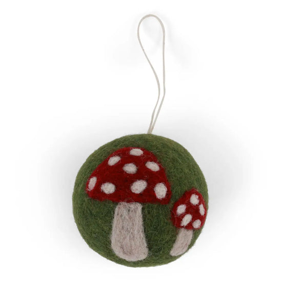 Mushroom Bauble Ornament