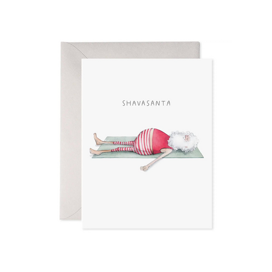 Yoga Santa Card