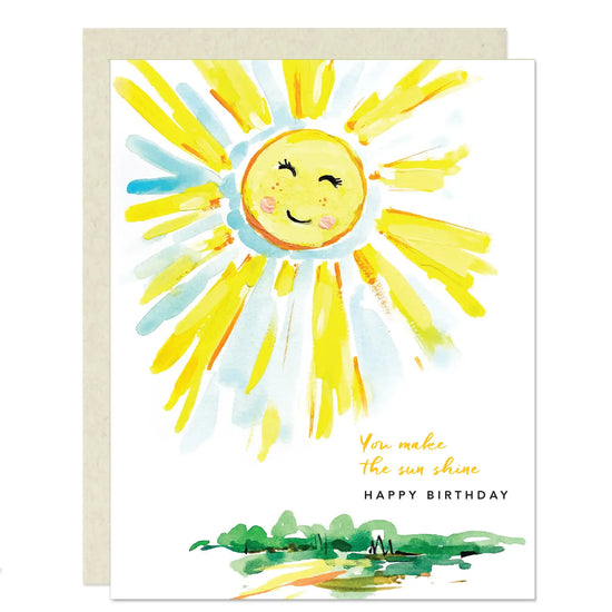 Sunshine Birthday Card