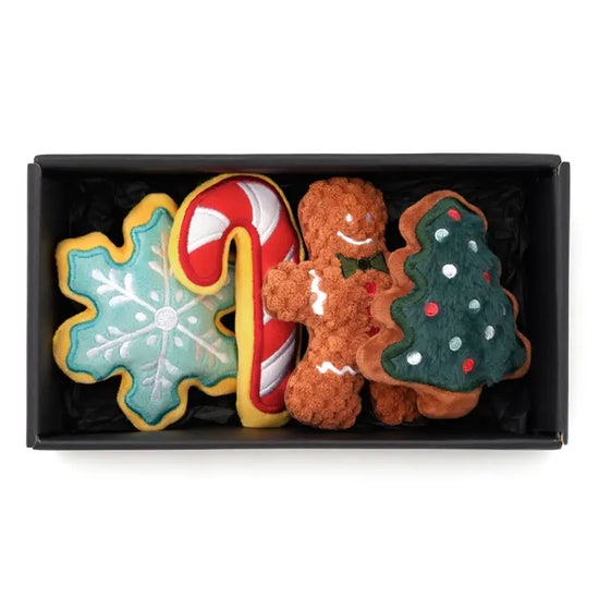Christmas Cookies Dog Toy Set