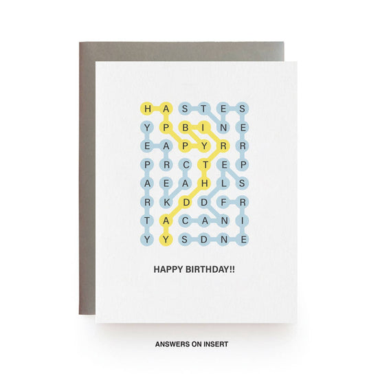 Strands Birthday Card