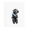 Preppy Black Lab Card