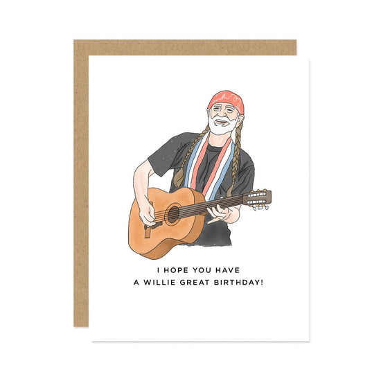 Willie Nelson Birthday Card
