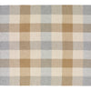 Block Check Wool Throw | Natural