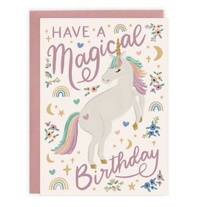 Unicorn Birthday Card