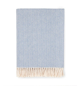 Sferra Celine Throw | Cadet Blue