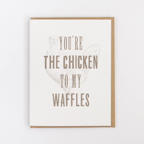 Chicken & Waffles Card