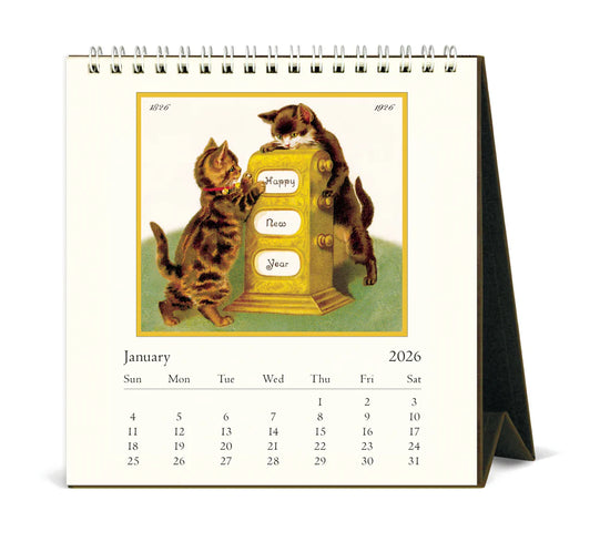 2026 Cats Desk Calendar