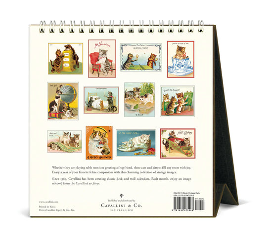 2026 Cats Desk Calendar