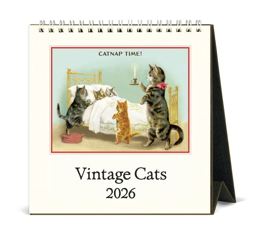 2026 Cats Desk Calendar
