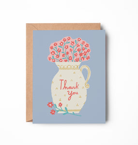Bouquet of Flowers Thank You Card