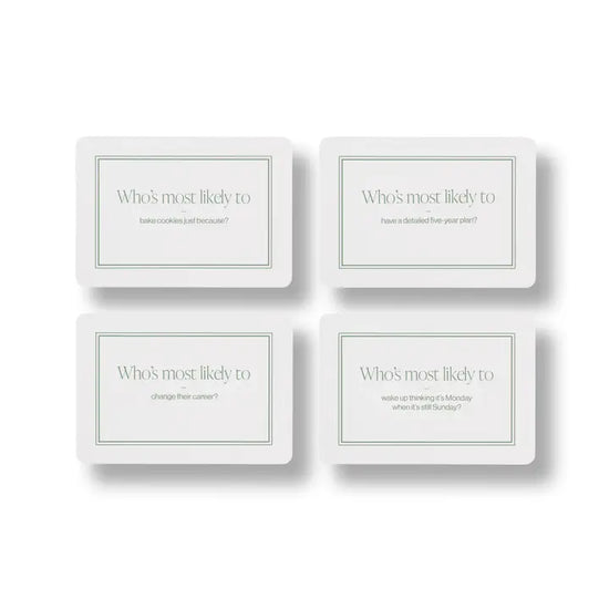 Dinner Party Playing Cards