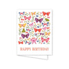 Butterfly Blooms Birthday Card